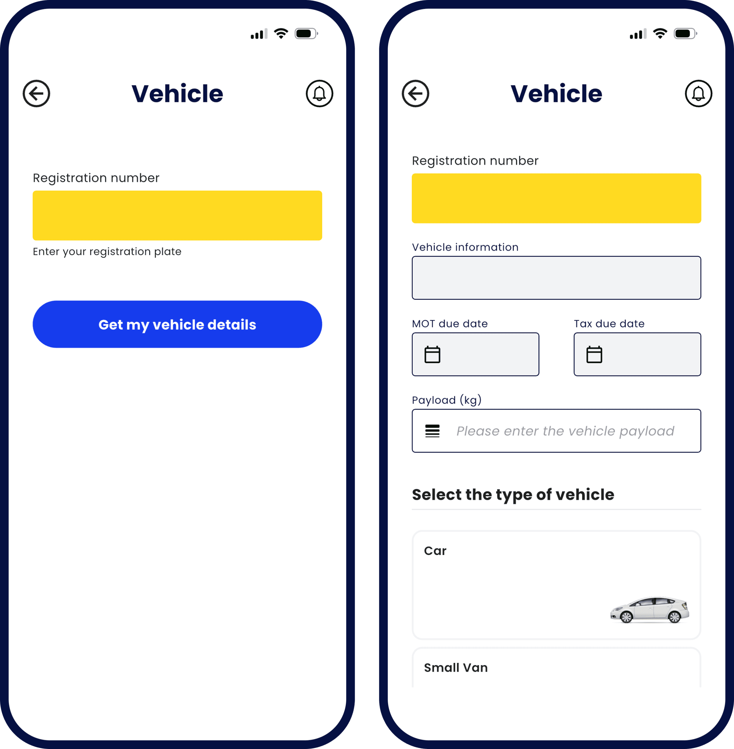 Vehicle registration